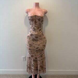 Floral Print Women's Dress